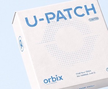 Blue U-PATCH hair and nails package
